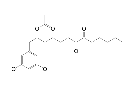 5-(2-ACETOXY-7-HYDROXY-8-OXOTRIDECYL)-RESORCINOL