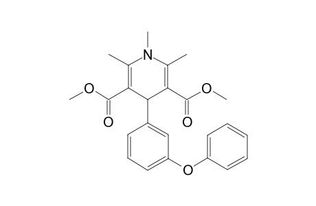 Dimethyl 1,2,6-trimethyl-4-(3-phenoxyphenyl)-1,4-dihydro-3,5-pyridinedicarboxylate