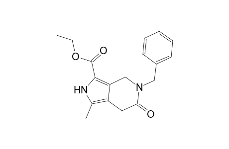 2H-pyrrolo[3,4-c]pyridine-3-carboxylic acid, 5-benzyl-1-methyl-6-oxo-, ethyl ester