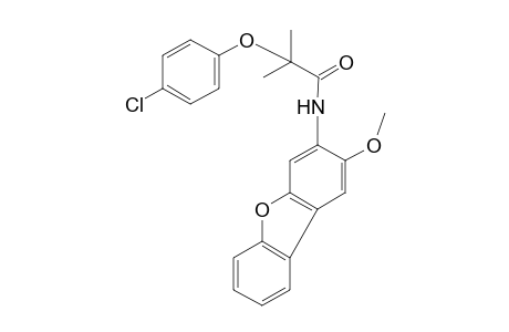 Propanamide, 2-(4-chlorophenoxy)-N-(2-methoxybenzo[b]benzofuran-3-yl)-2-methyl-