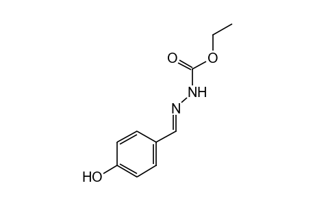 3-(p-hydroxybenzylidene)carbazic acid, ethyl ester