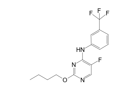 2-Butoxy-5-fluoro-N-(3-(trifluoromethyl)phenyl)pyrimidin-4-amine