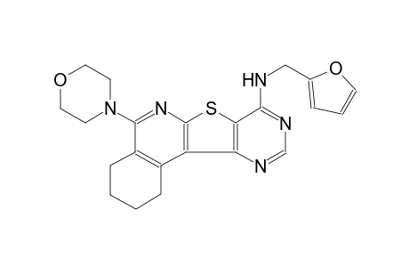 N-(2-furylmethyl)-5-(4-morpholinyl)-1,2,3,4-tetrahydropyrimido[4',5':4,5]thieno[2,3-c]isoquinolin-8-amine