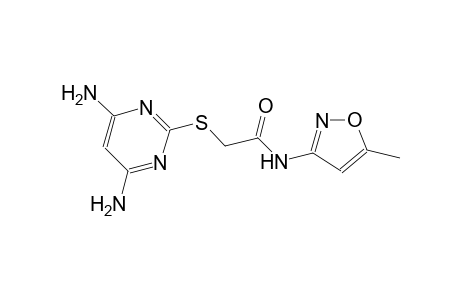 2-[(4,6-diamino-2-pyrimidinyl)sulfanyl]-N-(5-methyl-3-isoxazolyl)acetamide