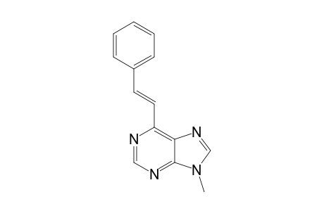 9-Methyl-6-styryl-9H-purine