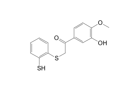 1-(3-Hydroxy-4-methoxyphenyl)-2-(2-mercaptophehylthio)ethanone