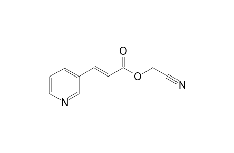 (E)-3-(3-pyridyl)acrylic acid cyanomethyl ester