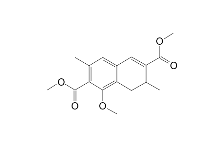 2,6-Naphthalenedicarboxylic acid, 3,4-dihydro-3,7-dimethyl-5-methoxy-, dimethyl ester