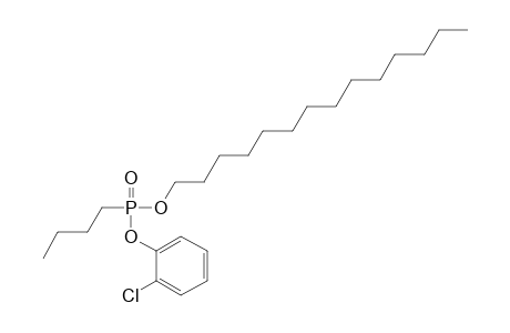 Butylphosphonic acid, 2-chlorophenyl tetradecyl ester