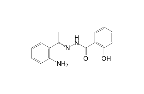 N-[1-(2-aminophenyl)ethylideneamino]-2-hydroxy-benzamide