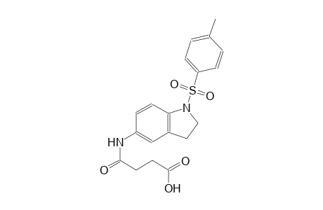 butanoic acid, 4-[[2,3-dihydro-1-[(4-methylphenyl)sulfonyl]-1H-indol-5-yl]amino]-4-oxo-