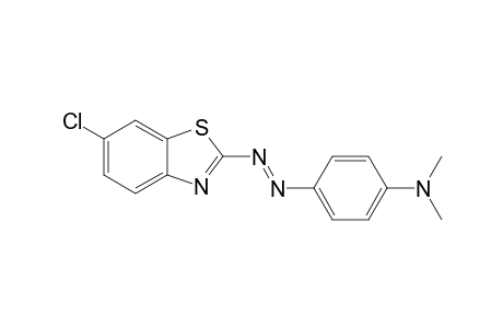 4-[(E)-(6-Chloro-1,3-benzothiazol-2-yl)diazenyl]-N,N-dimethylaniline
