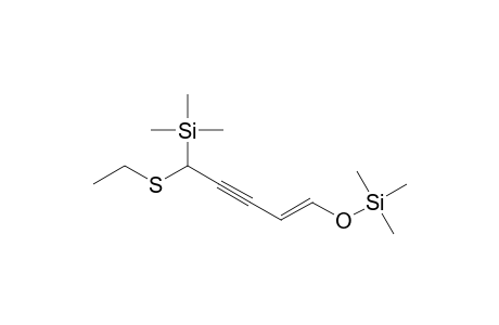 1-Ethylthio-1-trimethylsilyl-5-trimethylsilyloxypent-4-en-2-yne