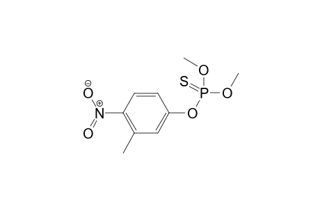 phosphorothioic acid, O,O-dimethyl O-4-nitro-m-tolyl ester