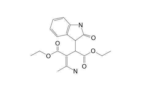 2-(1-Aminoethylidene)-3-(2-oxo-2,3-dihydro-1H-indole-3-yl)succinic acid diethyl ester