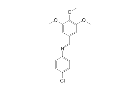 p-chloro-N-(3,4,5-trimethoxybenzylidene)aniline