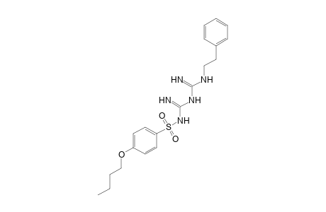 1-[(p-butoxyphenyl)sulfonyl]-5-phenethylbiguanide