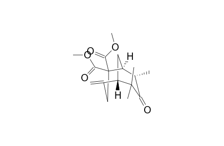 (-)-Dimethyl (1S,5S,8S)-6,6,8-trimethyl-4-methylene-7-oxobicyclo[3.3.1]nonane-2,2-dicarboxylate