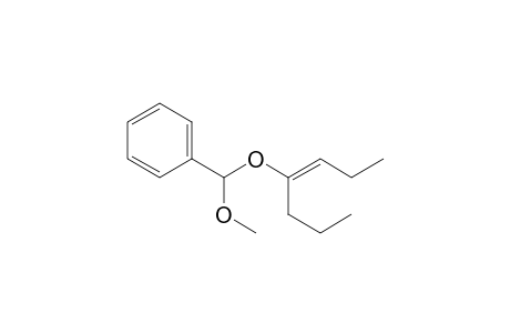 (1-Methoxy-1-phenyl)methyl hept-3-en-4-yl ether