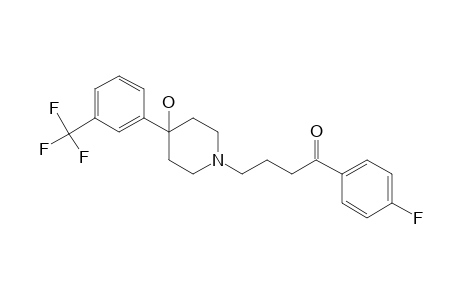 1-Butanone, 1-(4-fluorophenyl)-4-[4-hydroxy-4-[3-(trifluoromethyl)phenyl]-1-piperidinyl]-