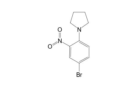 1-(4-bromo-2-nitrophenyl)pyrrolidine