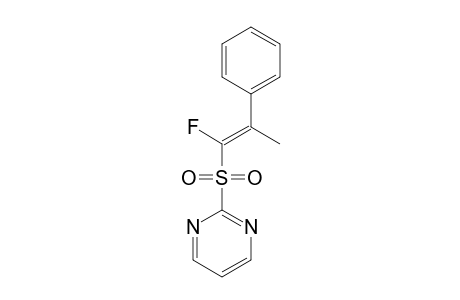 (E)-1-FLUORO-2-PHENYL-1-(PYRIMIDIN-2-YLSULFONYL)-PROPENE