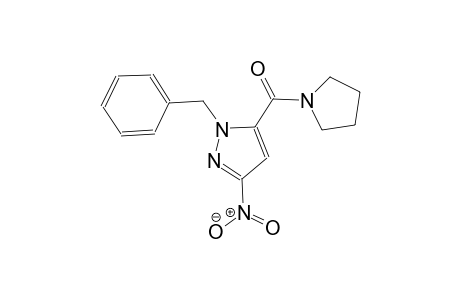 1-benzyl-3-nitro-5-(1-pyrrolidinylcarbonyl)-1H-pyrazole