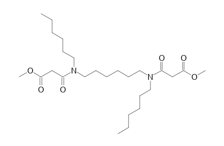 3-[hexyl-[6-[hexyl-(3-keto-3-methoxy-propanoyl)amino]hexyl]amino]-3-keto-propionic acid methyl ester