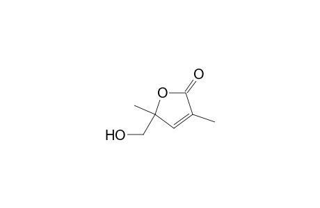 3,5-Dimethyl-5-methylol-furan-2-one