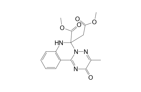 Methyl 6-(2-methoxy-2-oxoethyl)-3-methyl-2-oxo-6,7-dihydro-2H-[1,2,4]triazino[2,3-c]quinazoline-6-carboxylate
