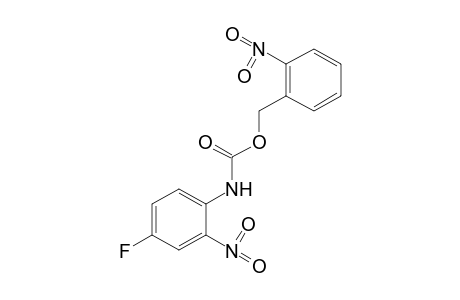 4-fluoro-2-nitrocarbanilic acid, o-nitrobenzyl ester