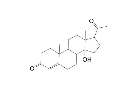 Pregn-4-ene-3,20-dione, 14-hydroxy-