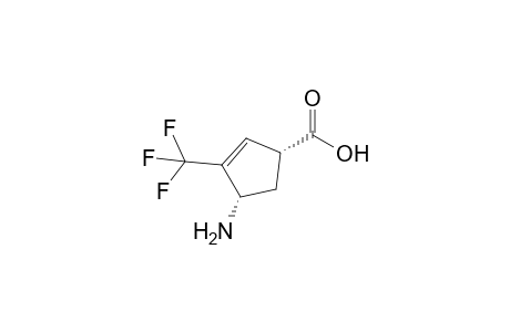 4-Amino-3-(trifluoromethyl)cyclopent-2-ene-1-carboxylic Acid