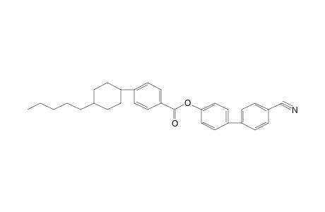 4'-Cyano[1,1'-biphenyl]-4-yl 4-(4-pentylcyclohexyl)benzoate