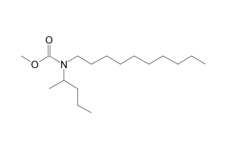 Carbonic acid, monoamide, N-(2-pentyl)-N-decyl-, methyl ester