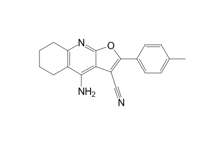 4-Amino-2-(p-tolyl)-5,6,7,8-tetrahydrofuro[2,3-b]quinoline-3-carbonitrile