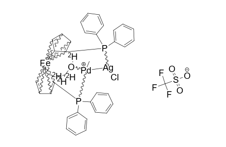 [(MIU-DPPF)PD(CH3)(CD3OD)AG(CL)]-[CF3SO3]