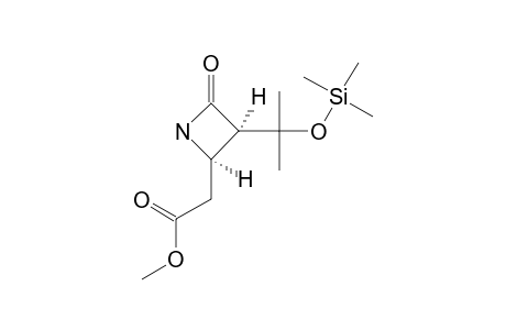 (3S,4S)-3-(1-HYDROXY-1-TRIMETHYLSILYLOXYETHYL)-4-METHOXYCARBONYLMETHYL-2-AZETIDINONE