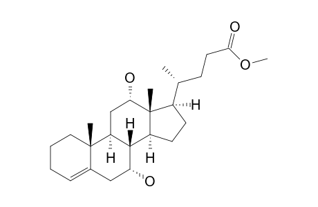 7alpha,12alpha-Dihydroxychol-4-enoic acid-methylester