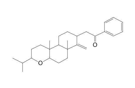 2-(3-Isopropyl-6a,10b-dimethyl-7-methylene-dodecahydro-benzo[f]chromen-8-yl)-1-phenyl-ethanone