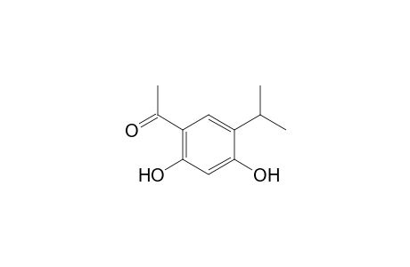 1-(2,4-dihydroxy-5-isopropylphenyl)ethan-1-one