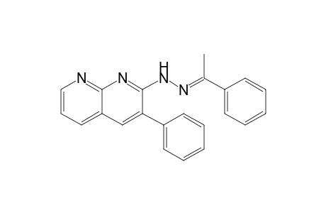Acetophenone 3-phenyl-1,8-naphthyridin-2-ylhydrazone