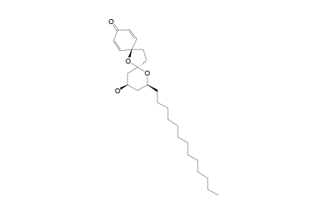 ACULEATIN-D;REL-(2R,4S,6S)-4-HYDROXY-2-TRIDECYL-1,7-DIOXA-DISPIRO-[5.1.5.2]-PENTADECA-9,12-DIEN-11-ONE