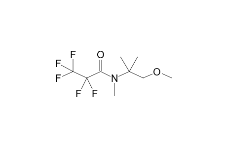 2-Methylamino-2-methylpropan-1-ol, N-pentafluoropropionyl, methyl ether