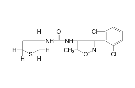1-[3-(2,6-dichlorophenyl)-5-methyl-4-isoxazolyl]-3-(tetrahydro-3-thienyl)urea