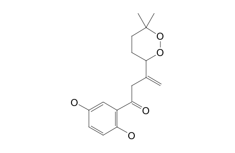 1,4-DIHYDROXY-2-(7'-METHYL-3-METHYLENE-1'-OXO-4',7'-PEROXIDE-OCTYL)-BENZENE