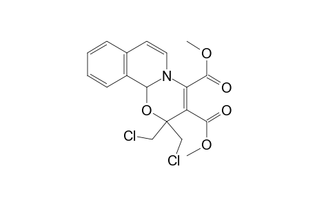 Dimethyl 2,2-bis(chloromethyl)-2H,11bH-[1,3]oxazino[2,3-a]isoquinoline-3,4-dicarboxylate