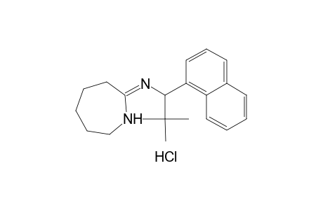 2-{[2,2-dimethyl-1-(1-naphthyl)propyl]imino}hexahydro-1H-azepine, monohydrochloride