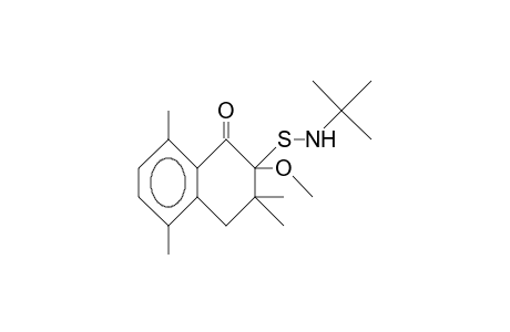 2-tert-Butylamidosulfenyl-3,4-dihydro-2-methoxy-3,3,5,8-tetramethyl-1-(2H)naphthalenone