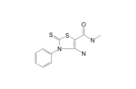 4-Amino-3-phenyl-2-thioxo-2,3-dihydro-thiazole-5-carboxylic acid methylamide